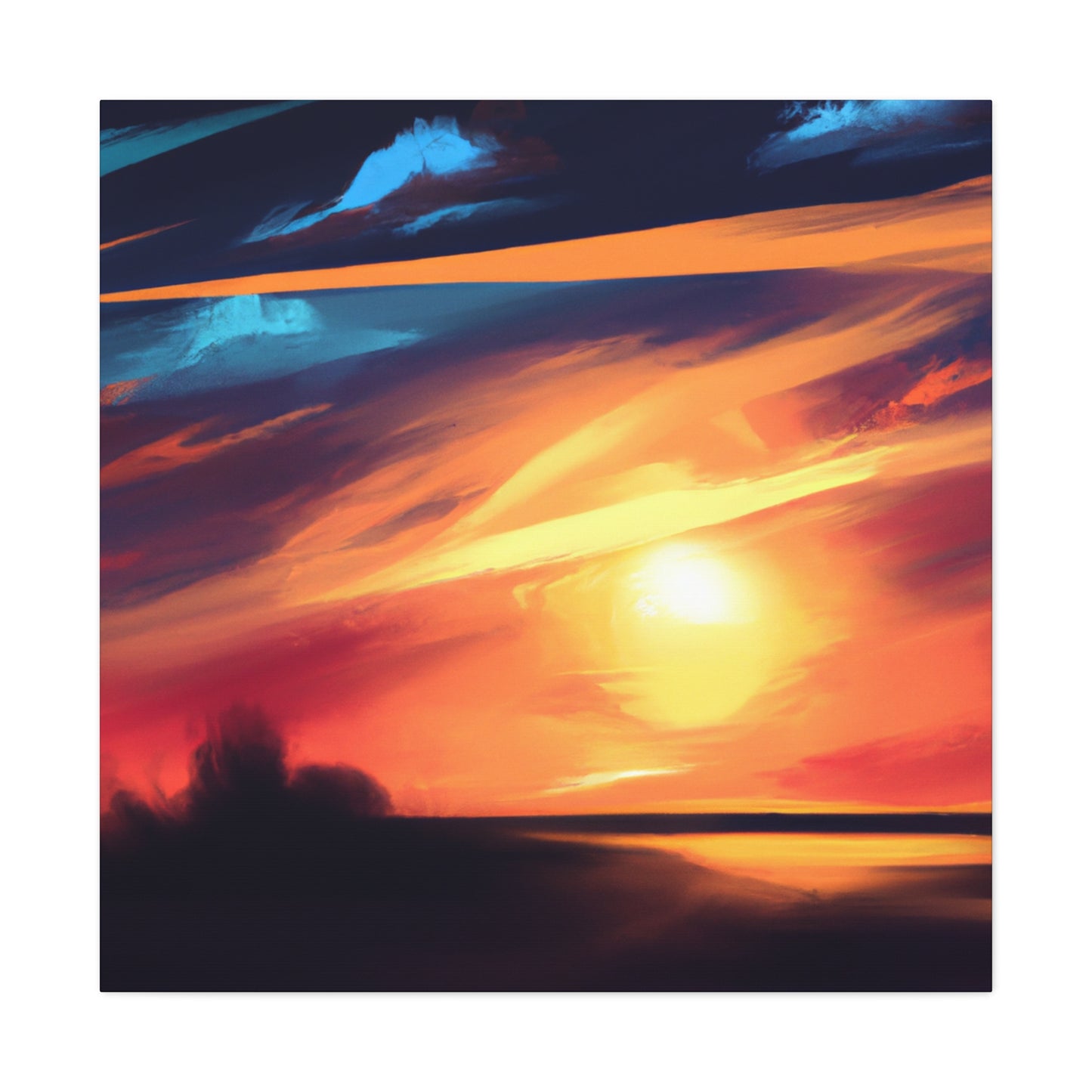 I would name the artist "Sunny Skies Artist" or "Vibrant Skies Artist".- Canvas