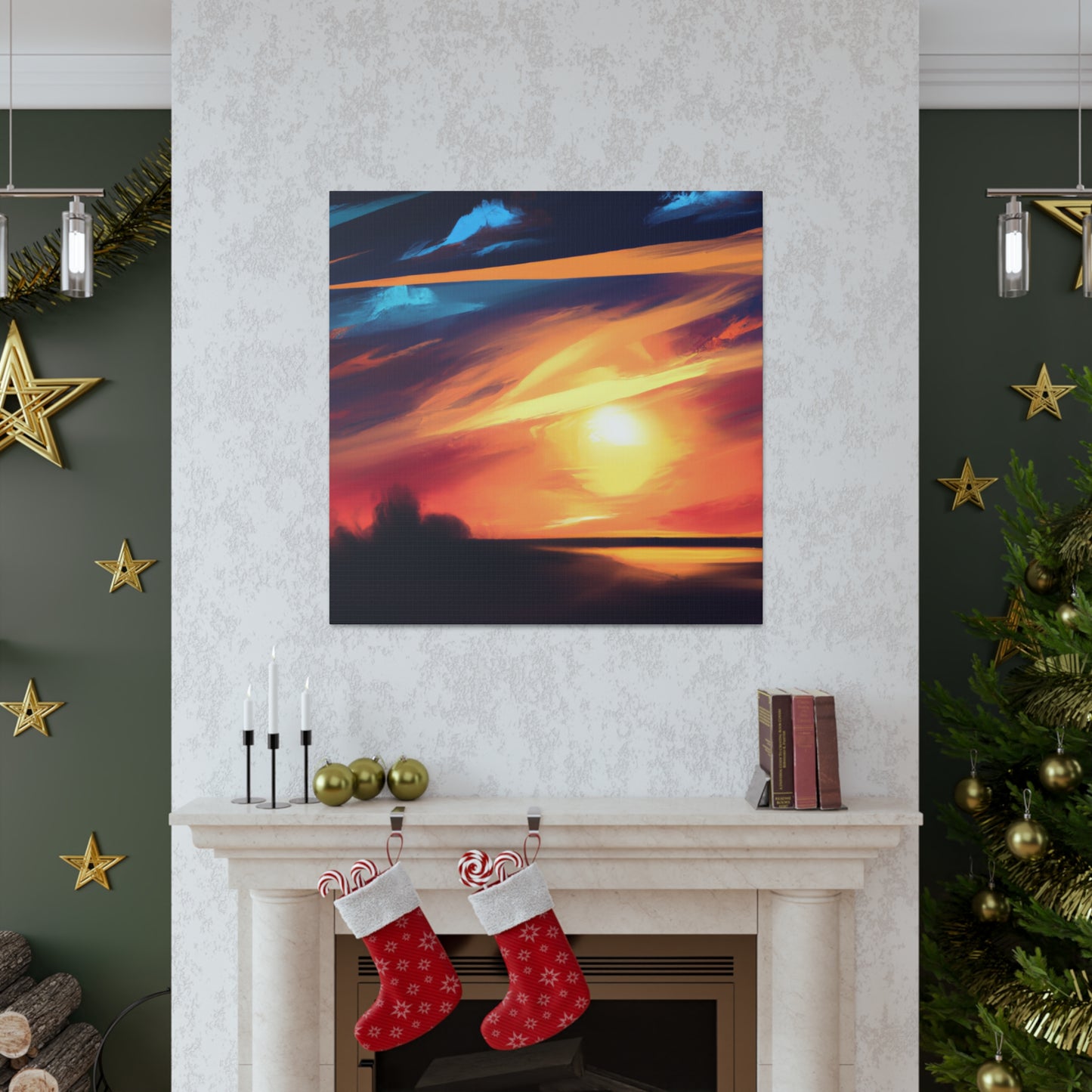 I would name the artist "Sunny Skies Artist" or "Vibrant Skies Artist".- Canvas