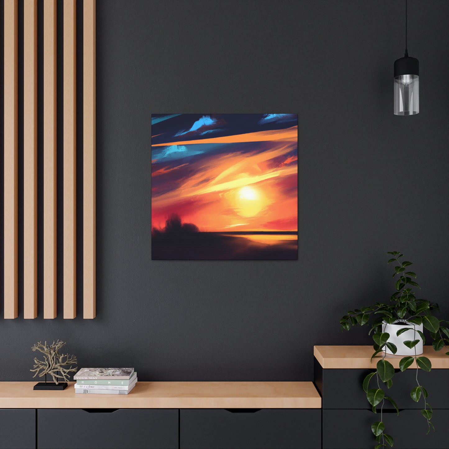 I would name the artist "Sunny Skies Artist" or "Vibrant Skies Artist".- Canvas