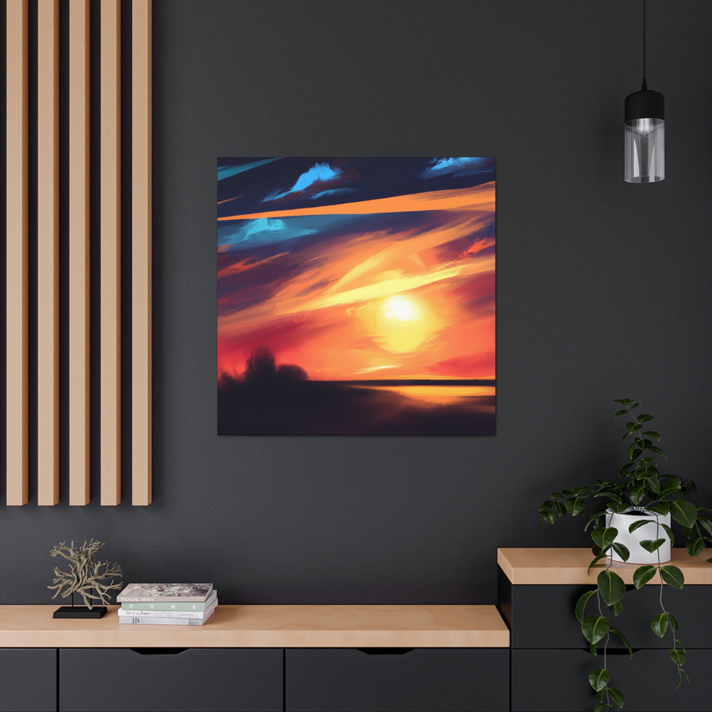 I would name the artist "Sunny Skies Artist" or "Vibrant Skies Artist".- Canvas