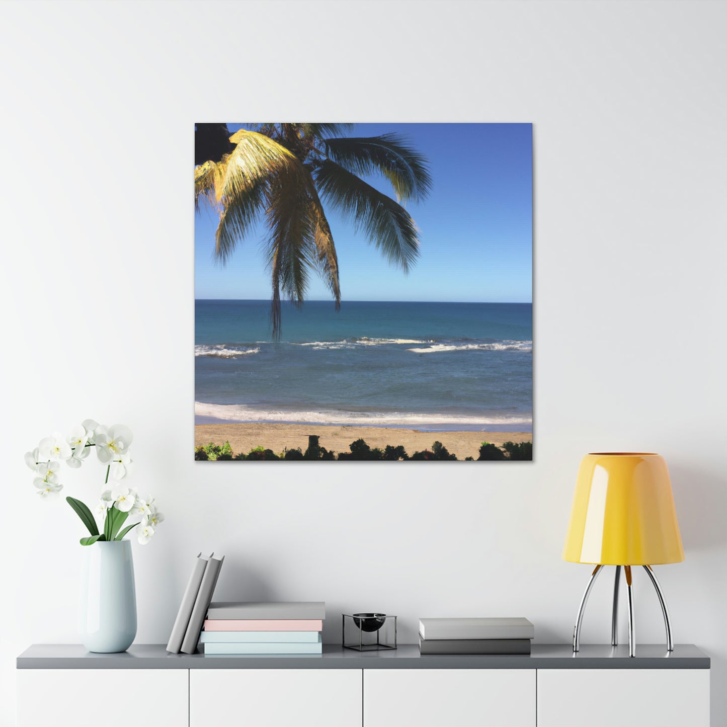 Sunset Shore Artist- Canvas