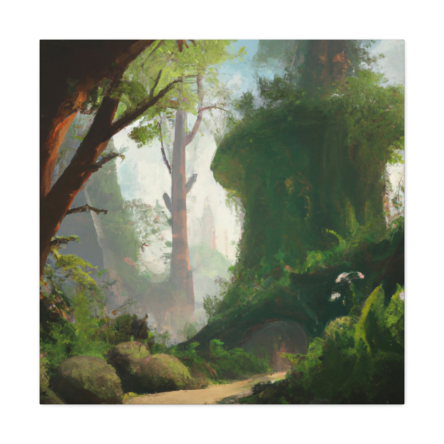 Jade Shadow Forest Artist - Canvas