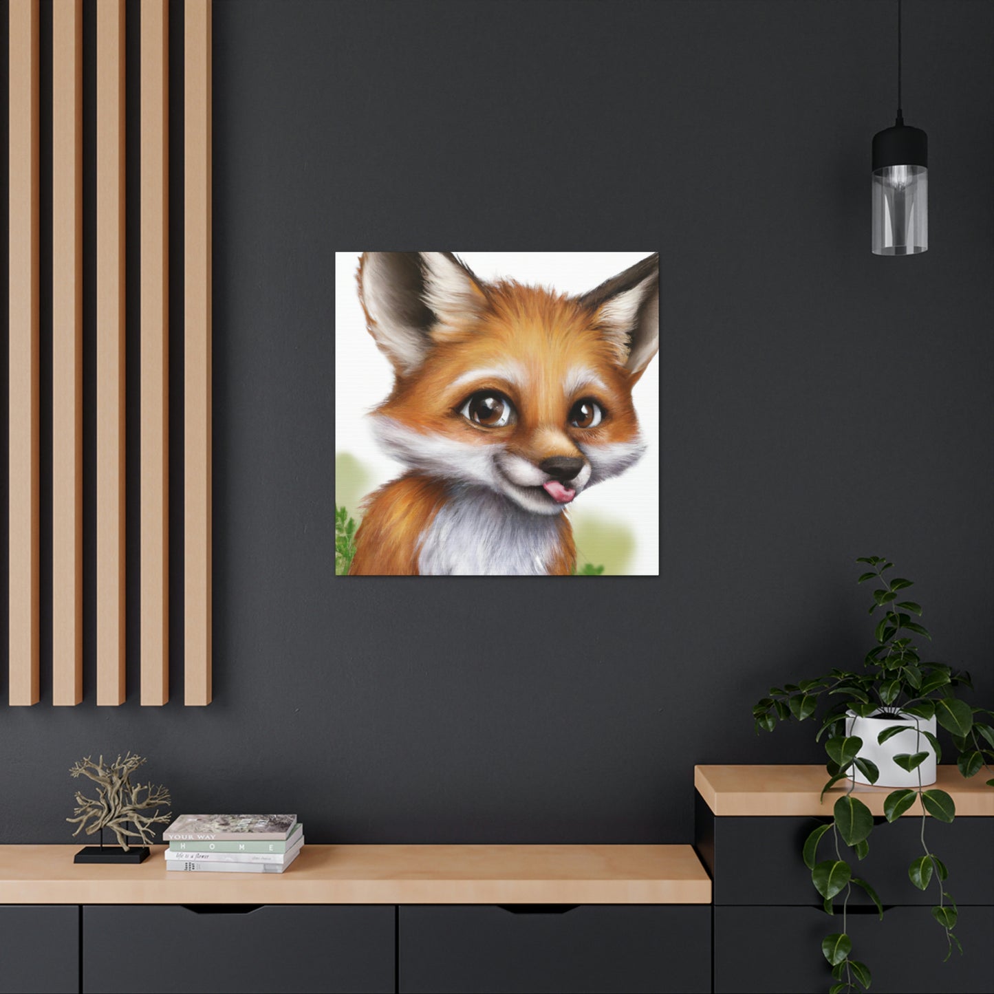 Fuzzy Fury Artist- Canvas