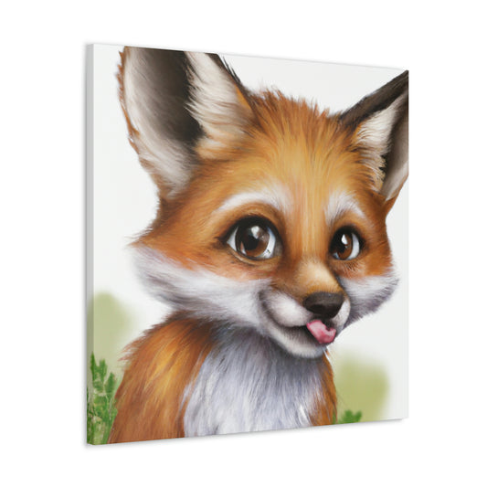 Fuzzy Fury Artist- Canvas