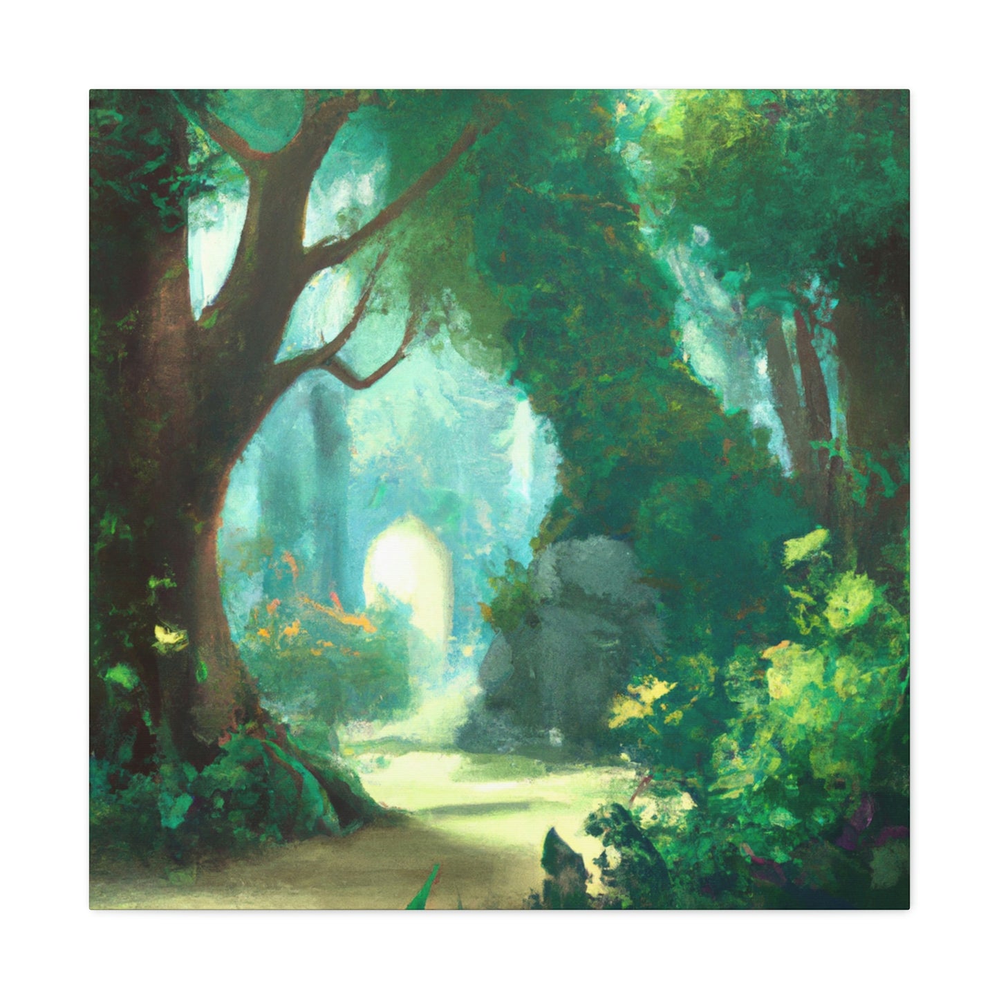 Green Path Artist Kenneth Jackson - Canvas