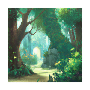 Green Path Artist Kenneth Jackson - Canvas