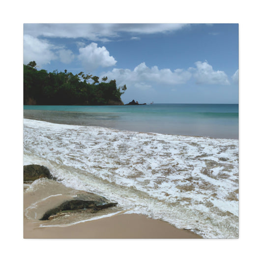 Coral Beach Imagery by Maria San Martin- Canvas