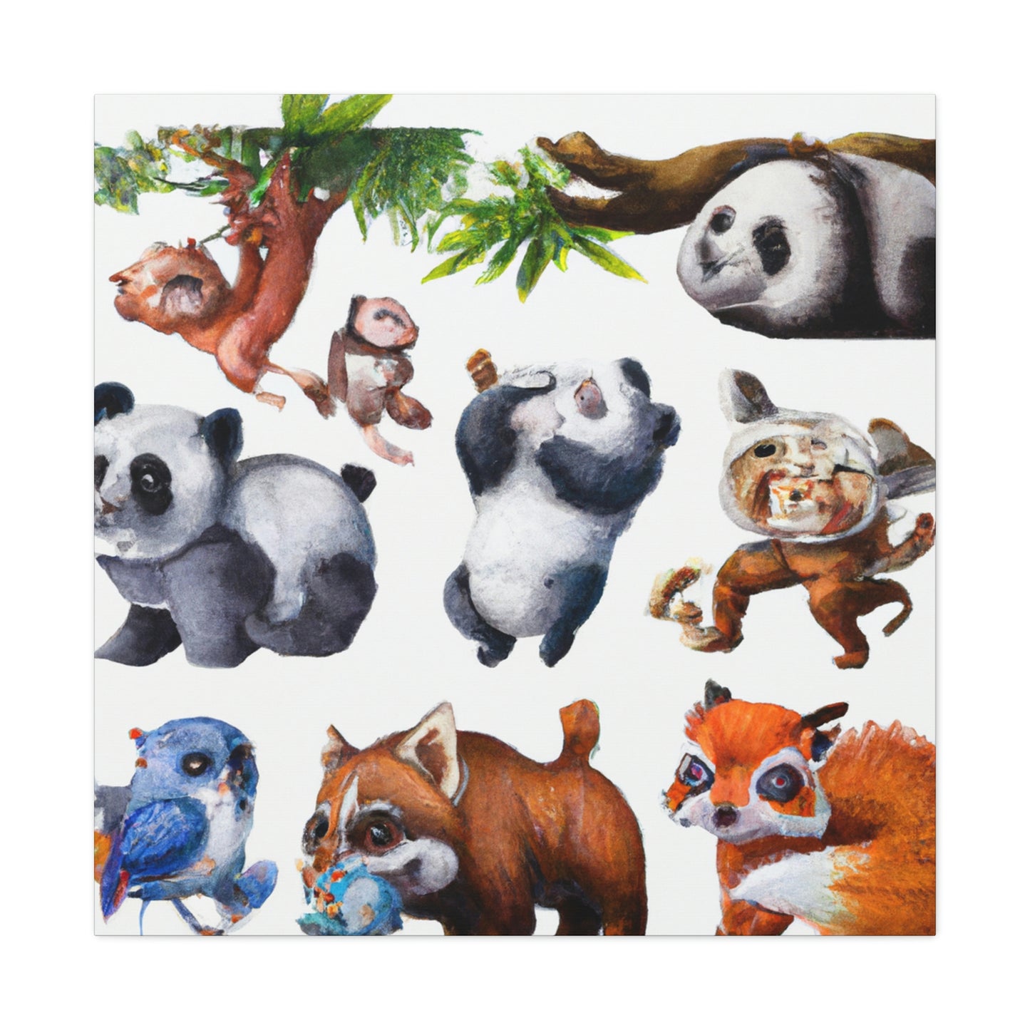 Cutiesy Critters by Chelsea Jane- Canvas