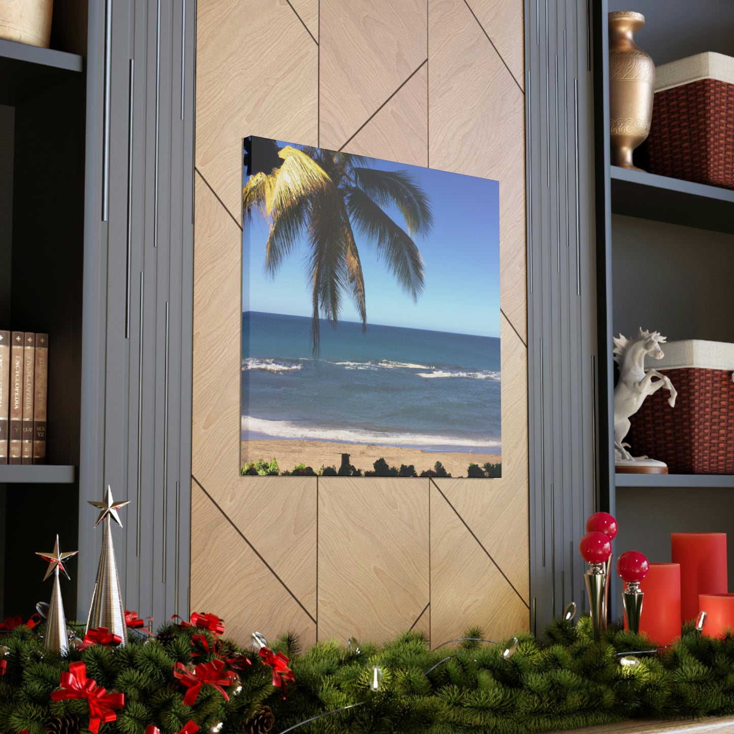 Sunset Shore Artist- Canvas