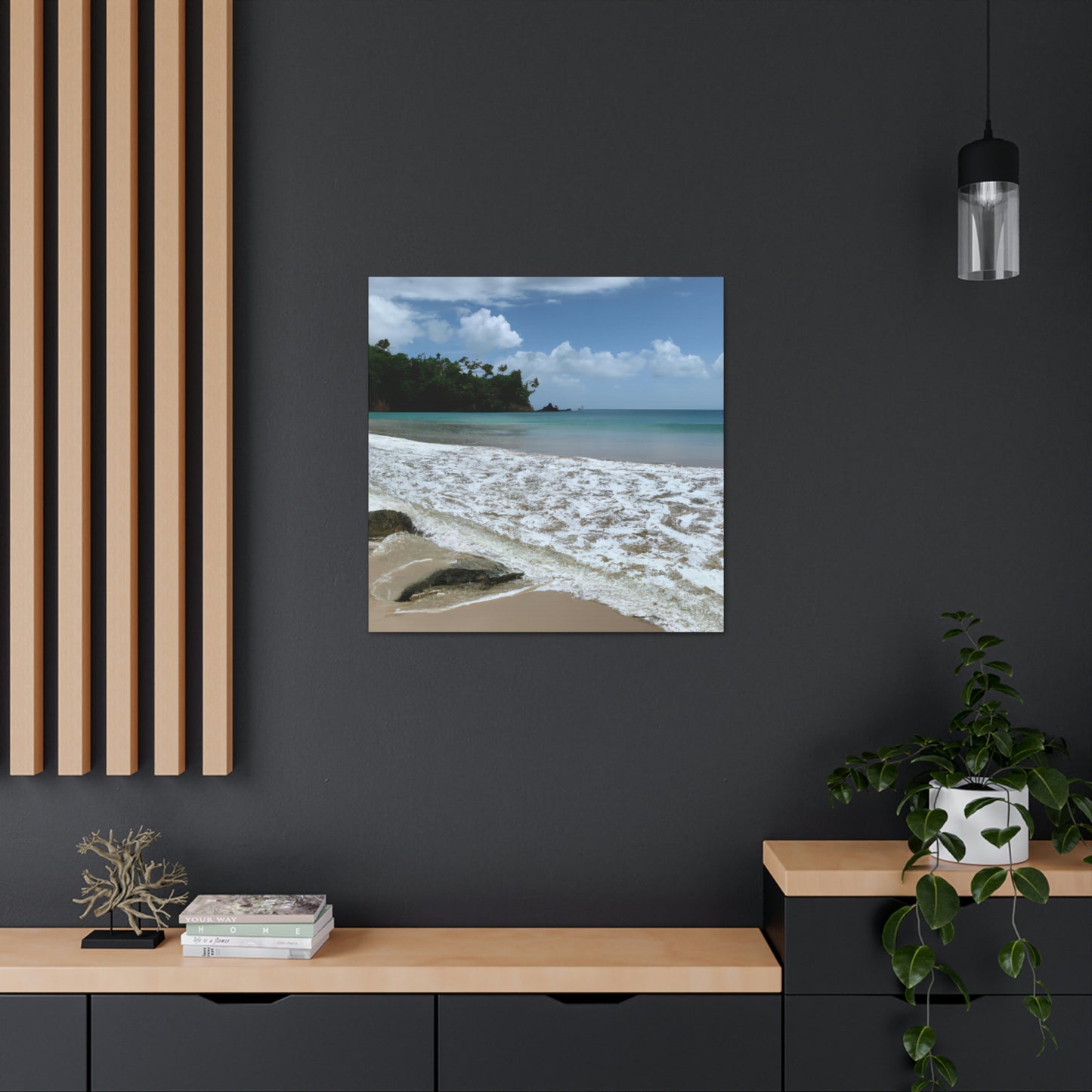 Coral Beach Imagery by Maria San Martin- Canvas