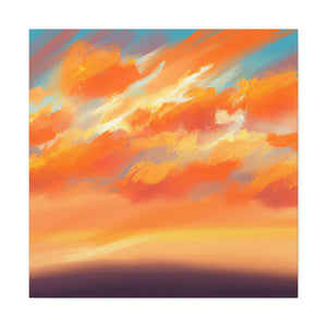 Digital Sunset Artist - Violet Dawn- Canvas