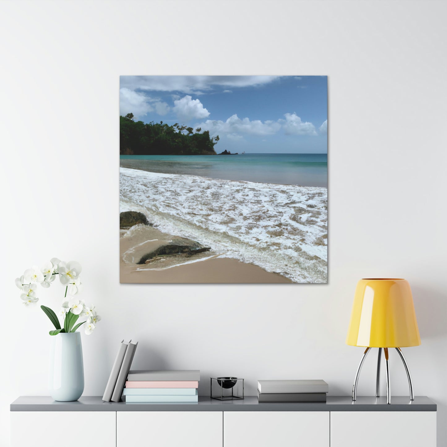 Coral Beach Imagery by Maria San Martin- Canvas