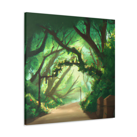 Green Forest Artist Kristiana Garland - Canvas