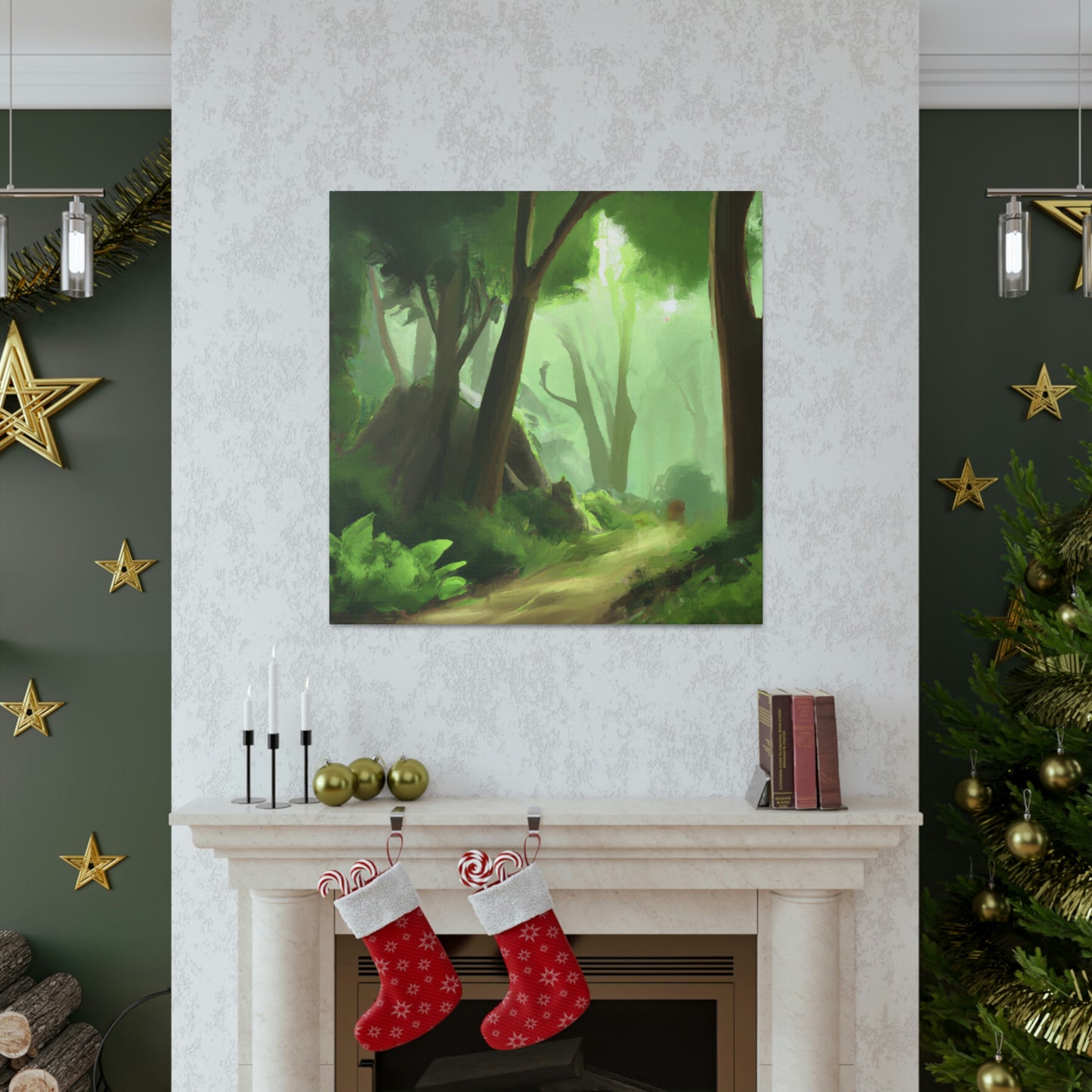 Green Forest Artist – Aurora Flashwood. - Canvas