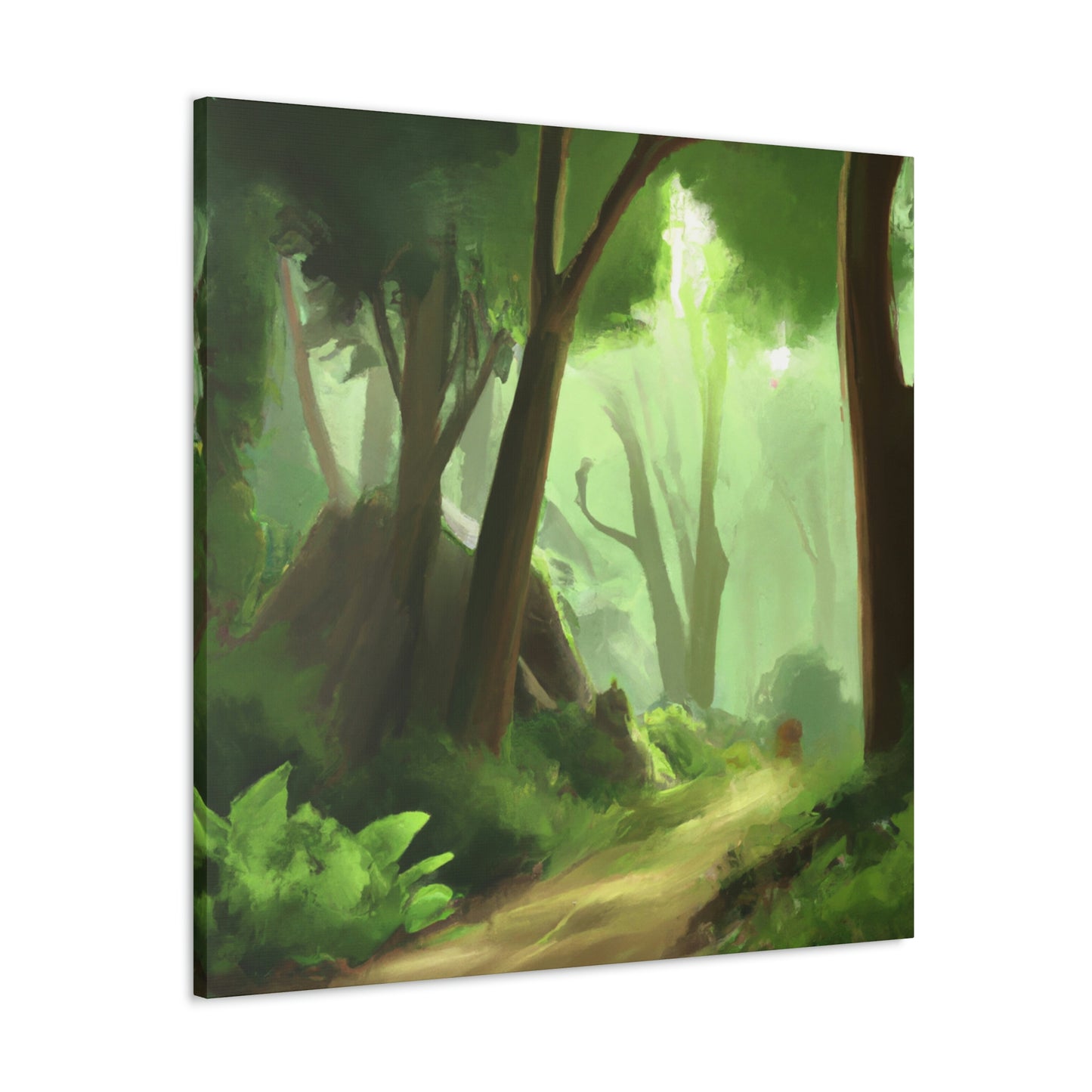 Green Forest Artist – Aurora Flashwood. - Canvas