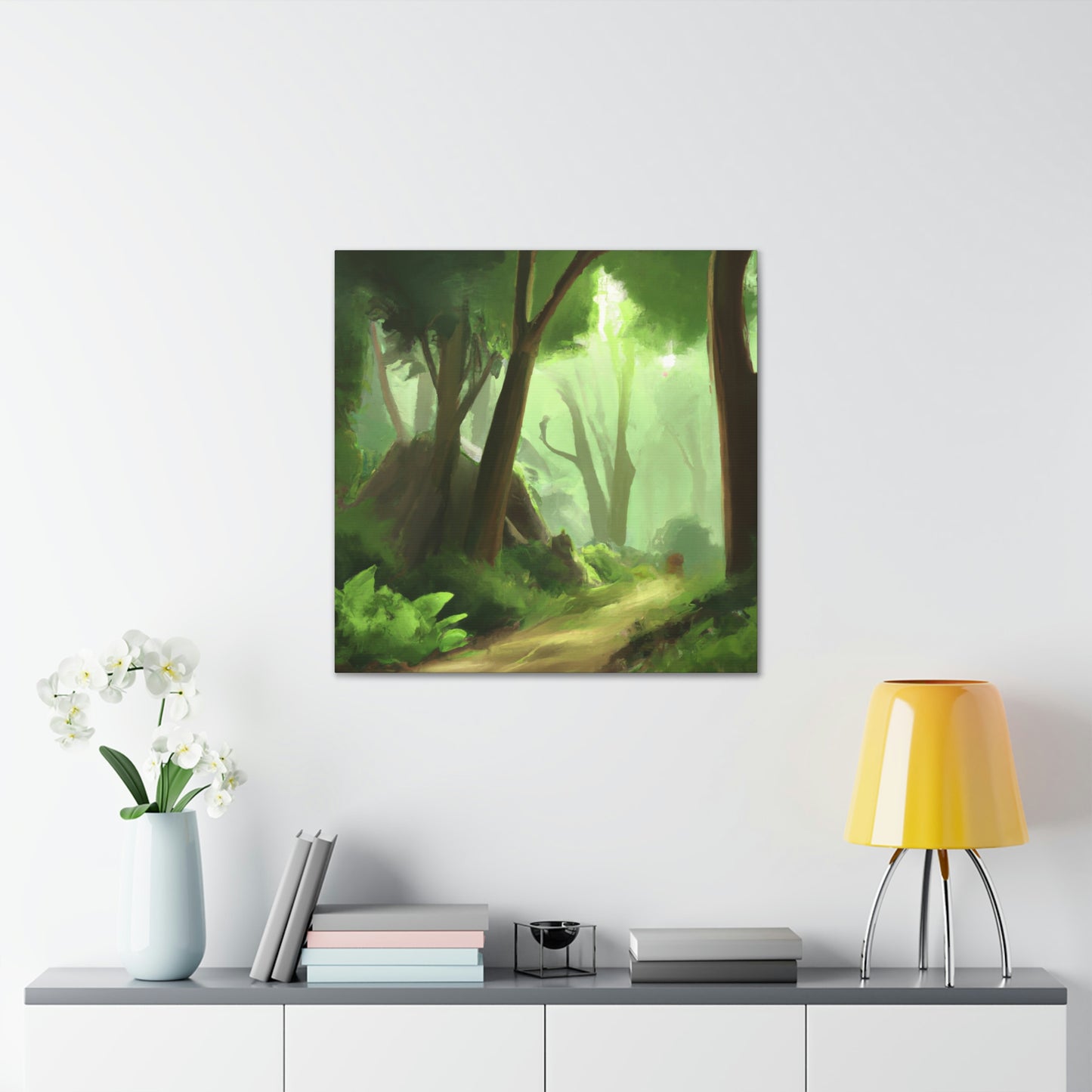 Green Forest Artist – Aurora Flashwood. - Canvas