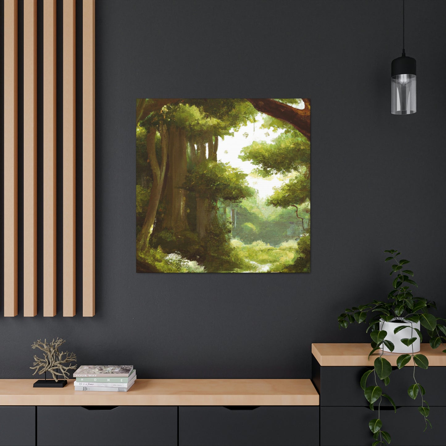 Edith Healey - Forest Paths and Digital Landscapes - Canvas