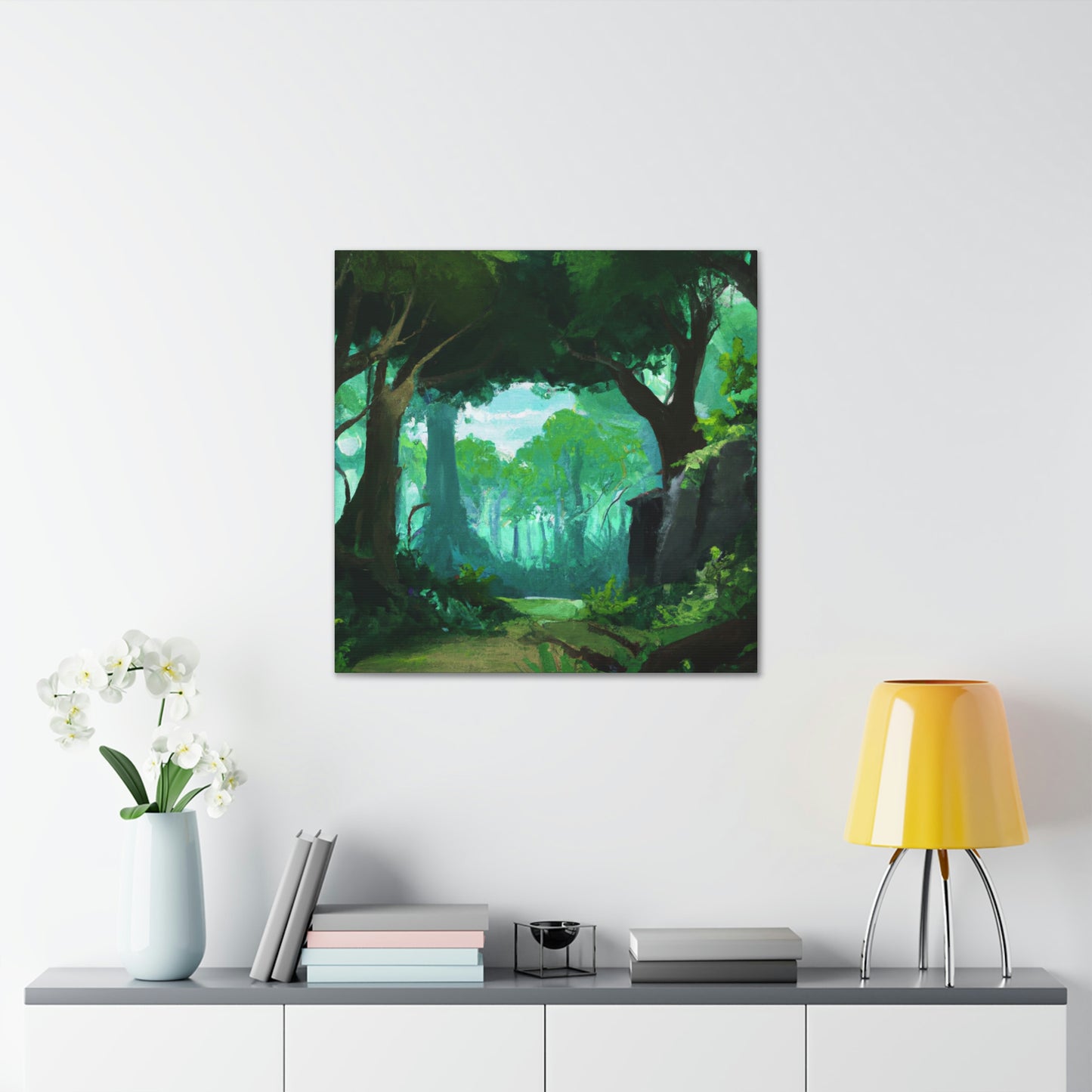 Malia Choi forest art - Canvas