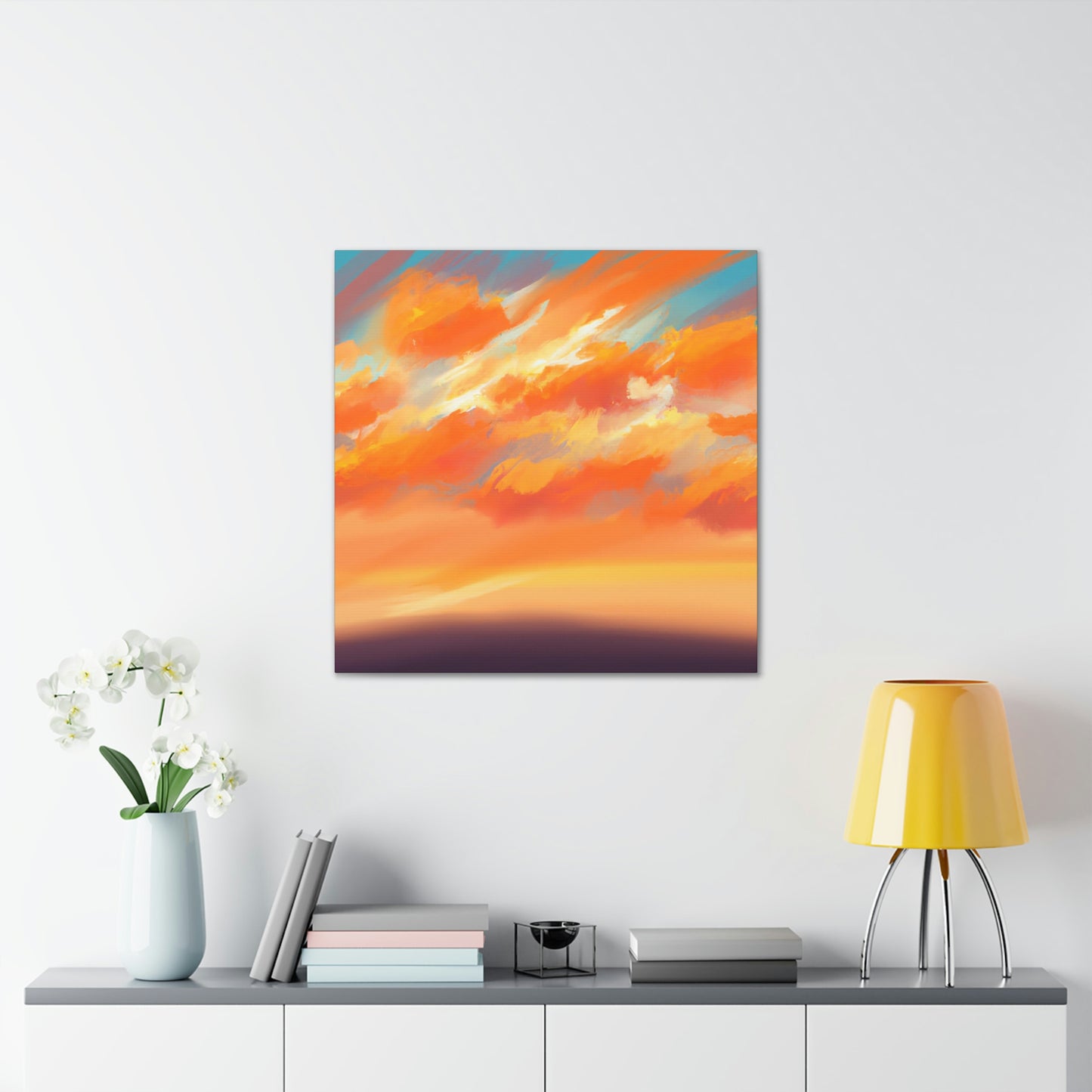 Digital Sunset Artist - Violet Dawn- Canvas