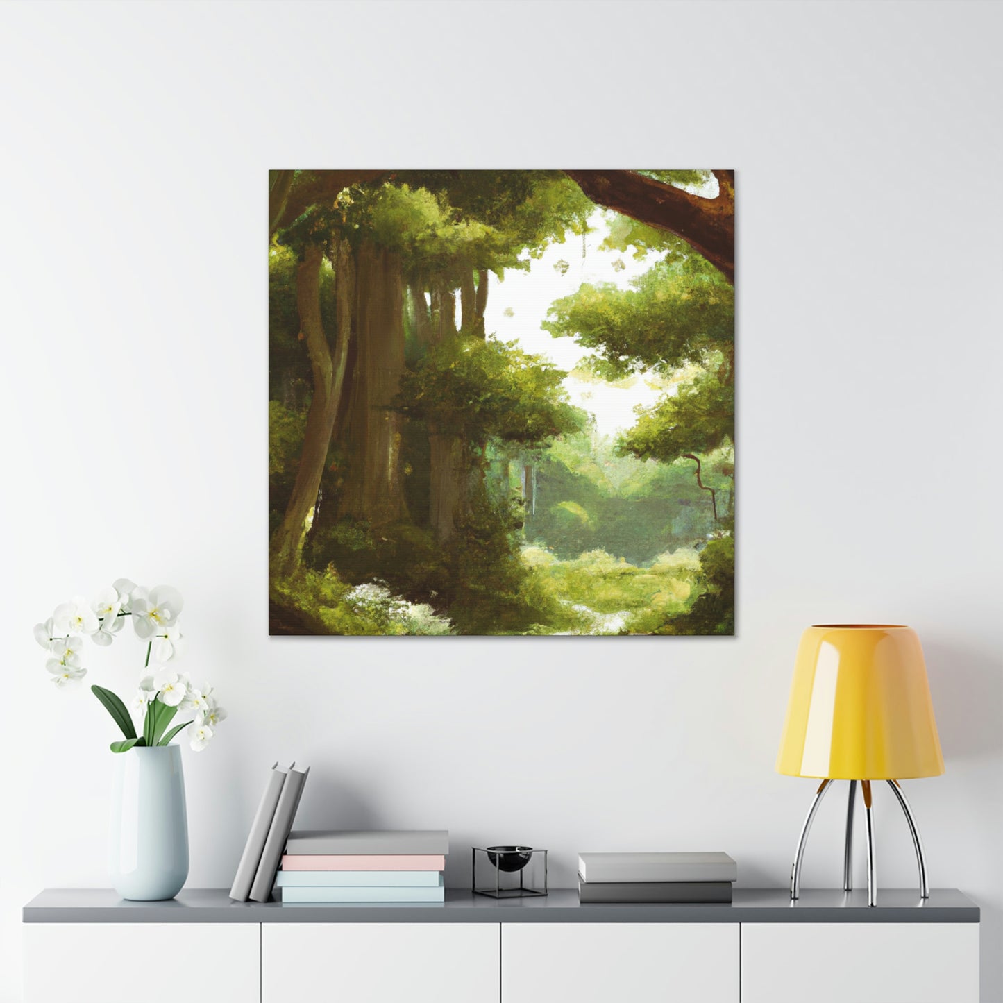 Edith Healey - Forest Paths and Digital Landscapes - Canvas