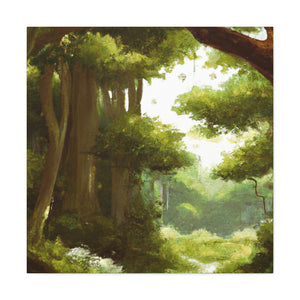 Edith Healey - Forest Paths and Digital Landscapes - Canvas