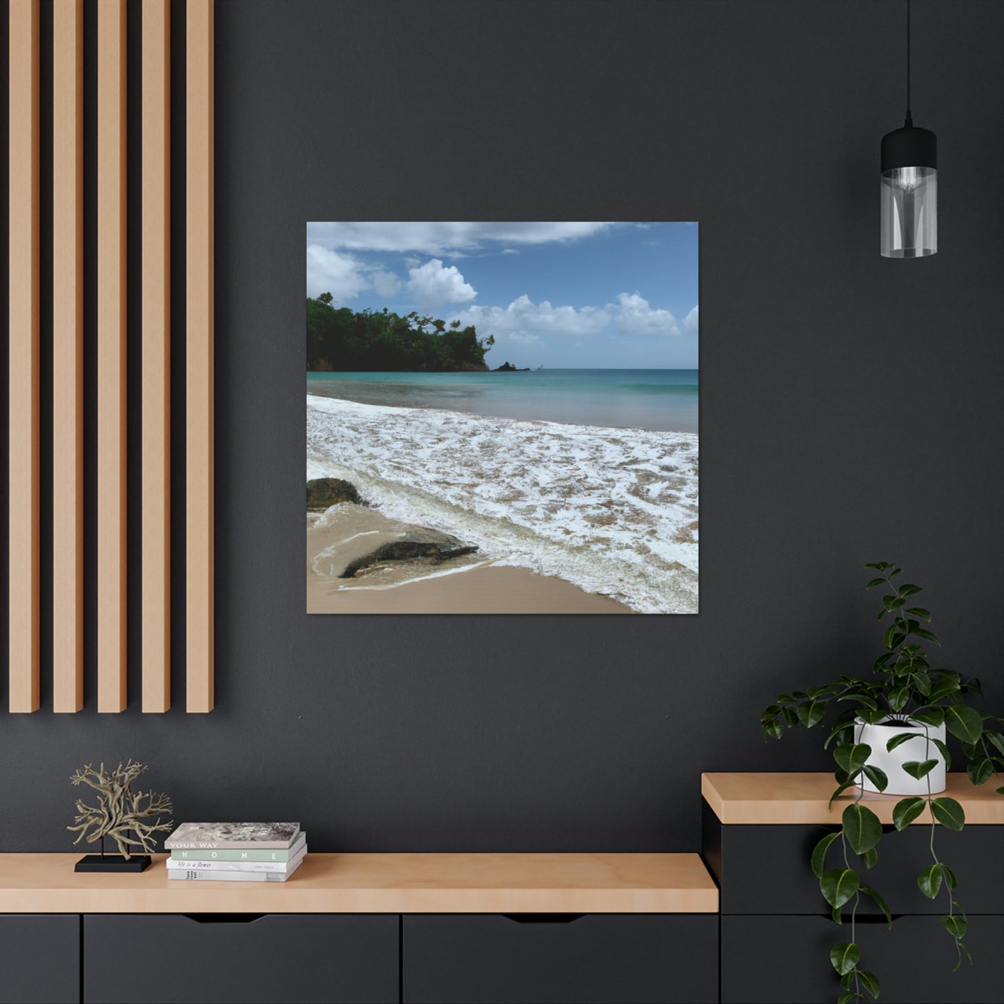 Coral Beach Imagery by Maria San Martin- Canvas