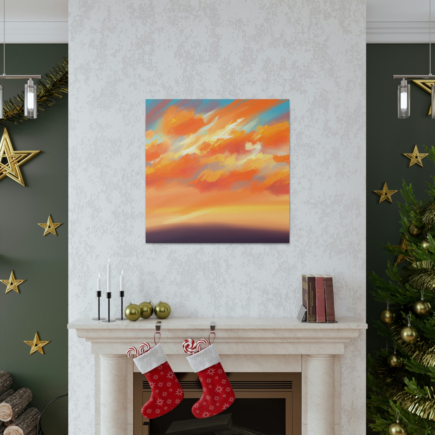 Digital Sunset Artist - Violet Dawn- Canvas