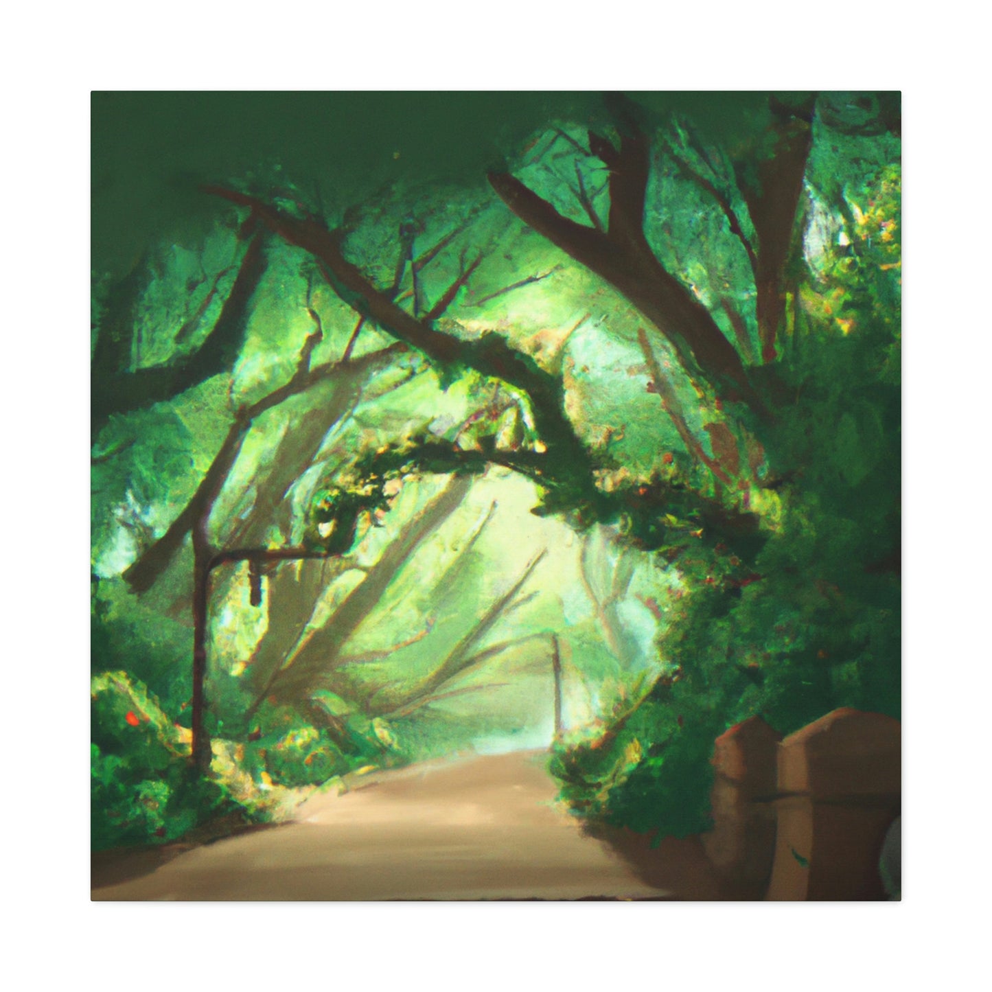 Green Forest Artist Kristiana Garland - Canvas