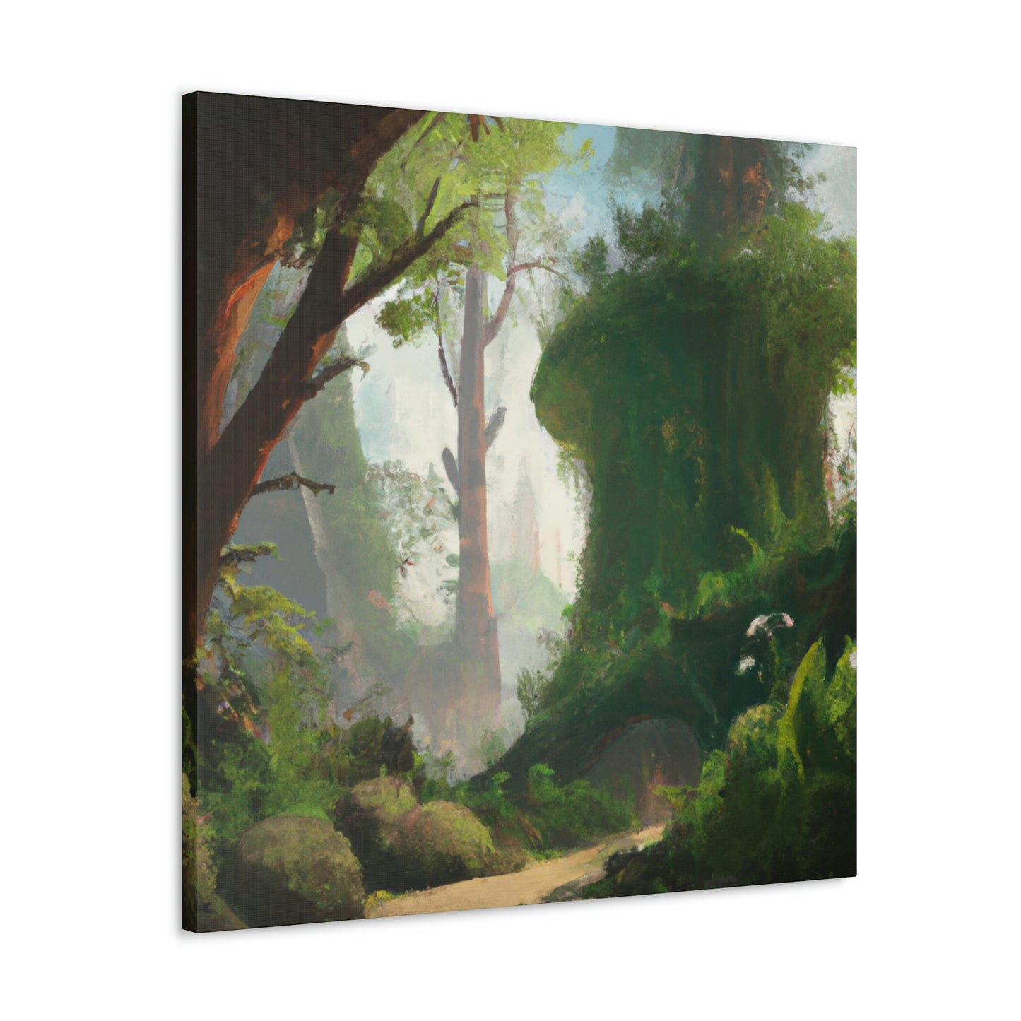 Jade Shadow Forest Artist - Canvas