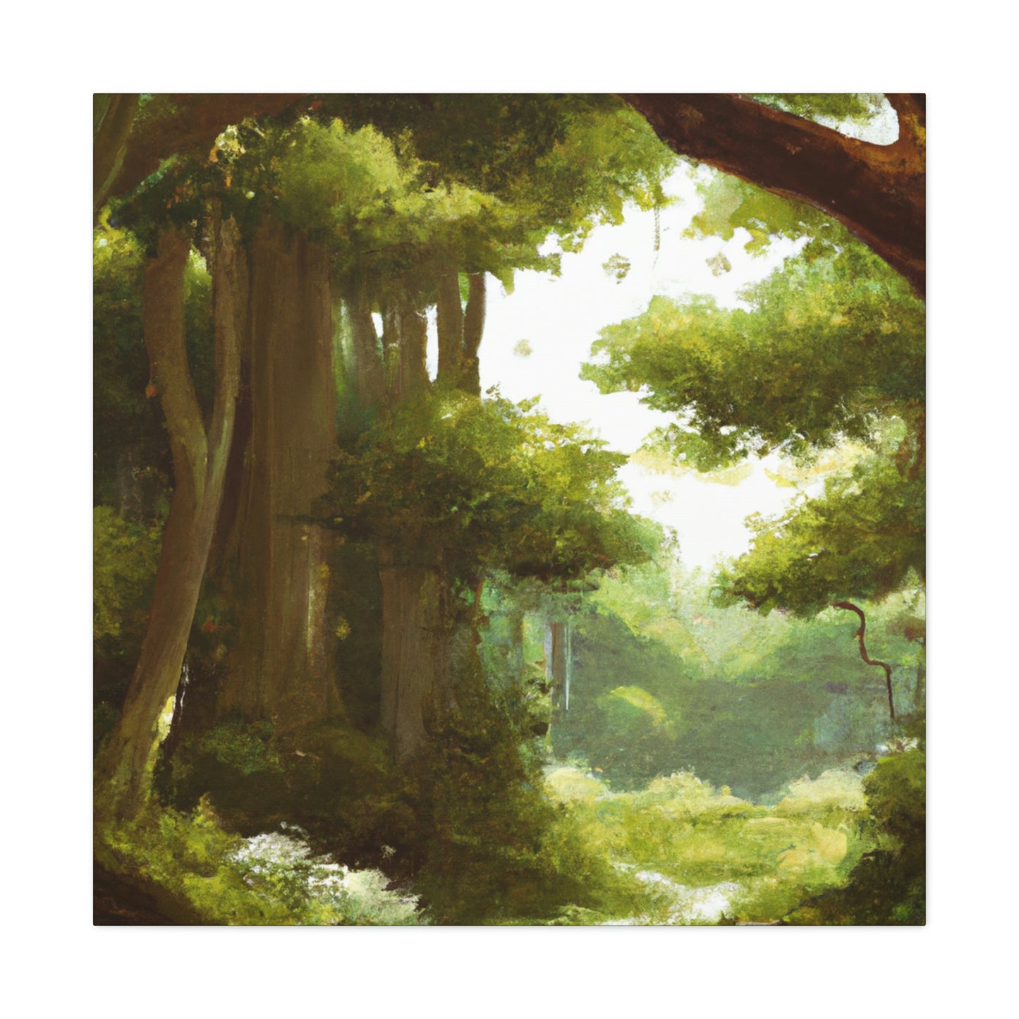 Edith Healey - Forest Paths and Digital Landscapes - Canvas