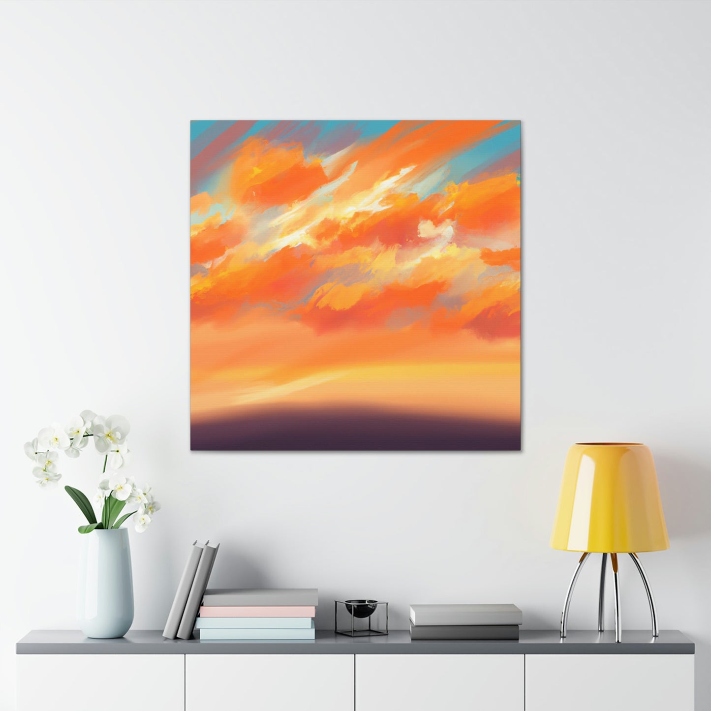 Digital Sunset Artist - Violet Dawn- Canvas