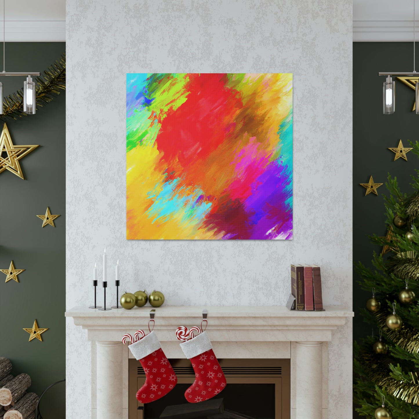 Rainbow Joy- Canvas