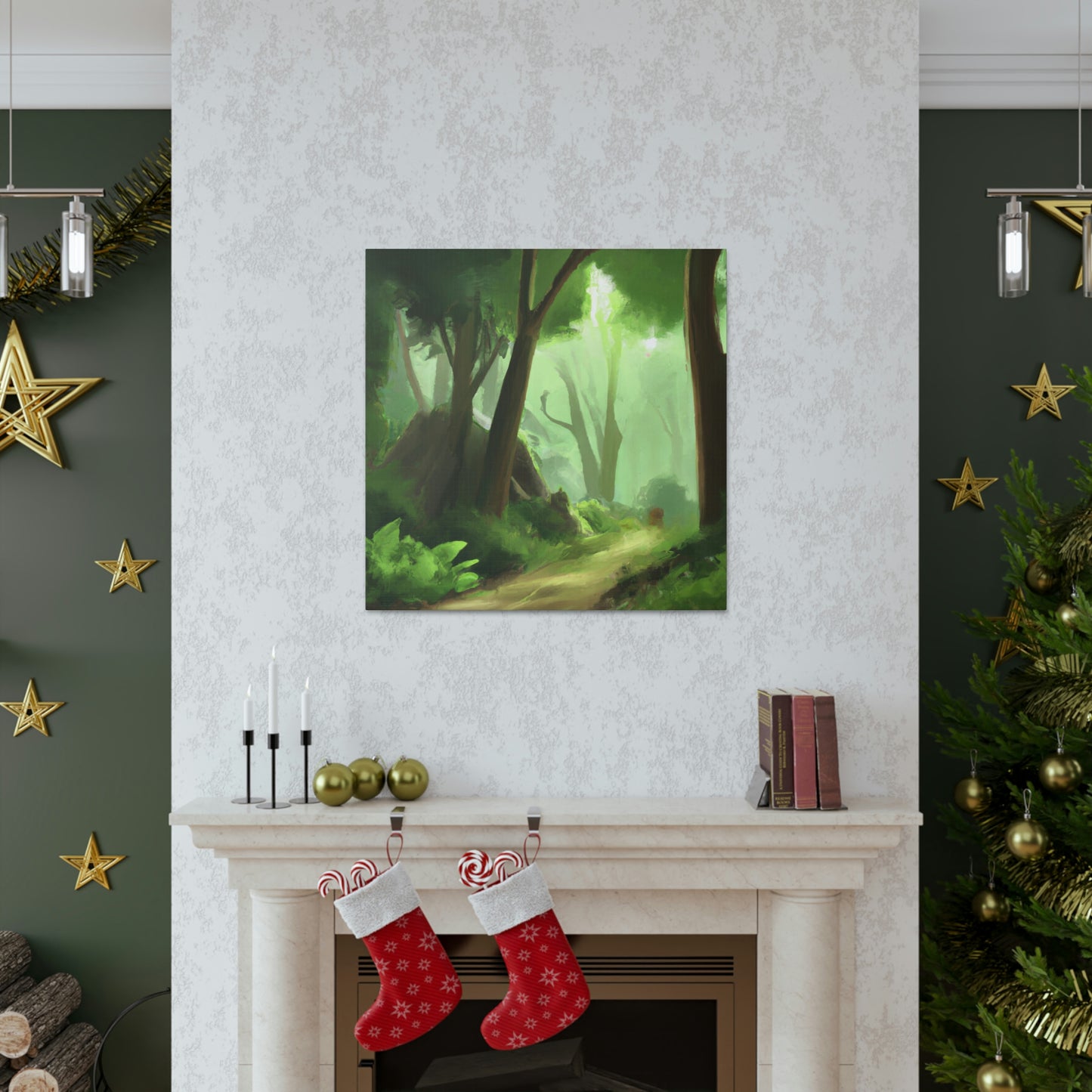 Green Forest Artist – Aurora Flashwood. - Canvas