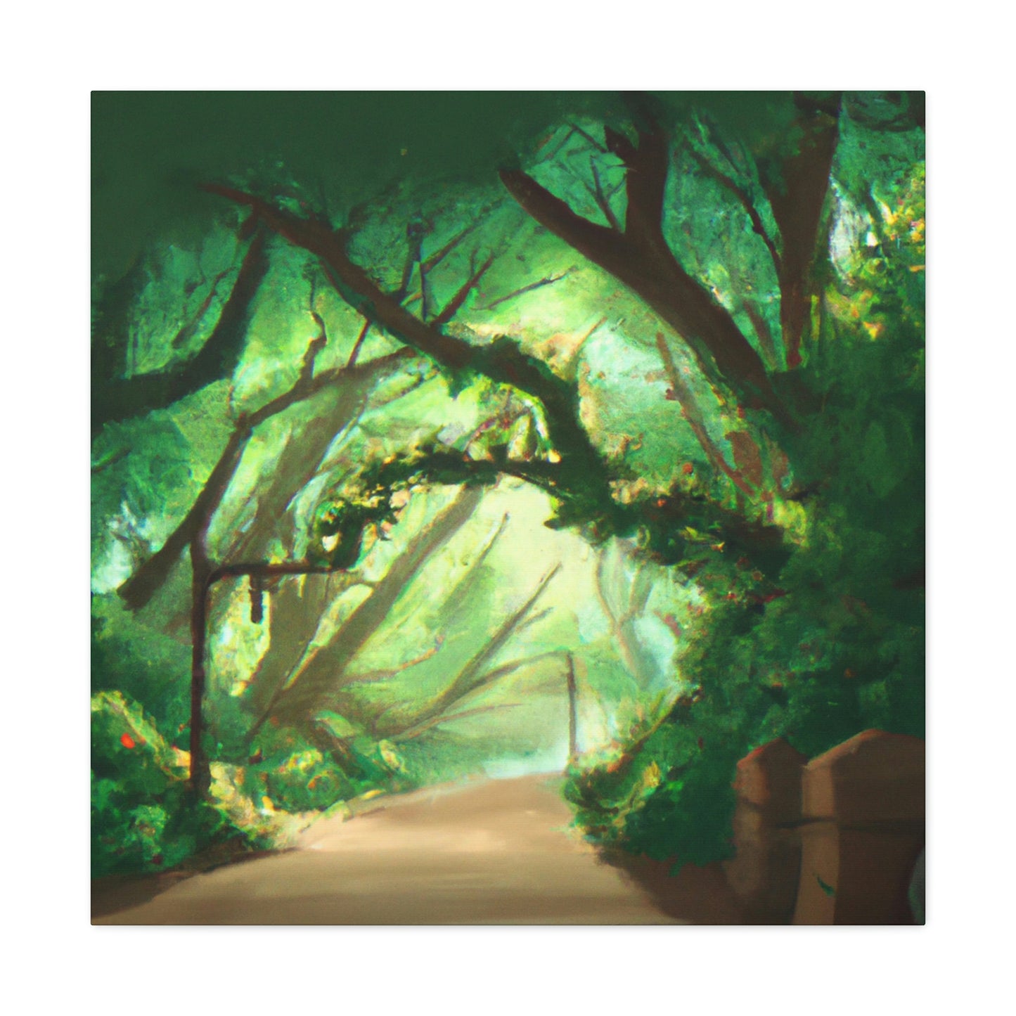 Green Forest Artist Kristiana Garland - Canvas