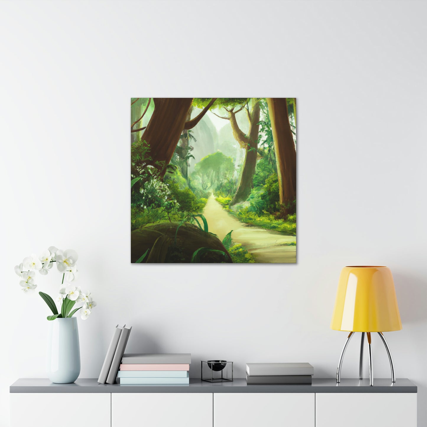 Nina Greenwaldt ́s Forest Oasis. - Canvas