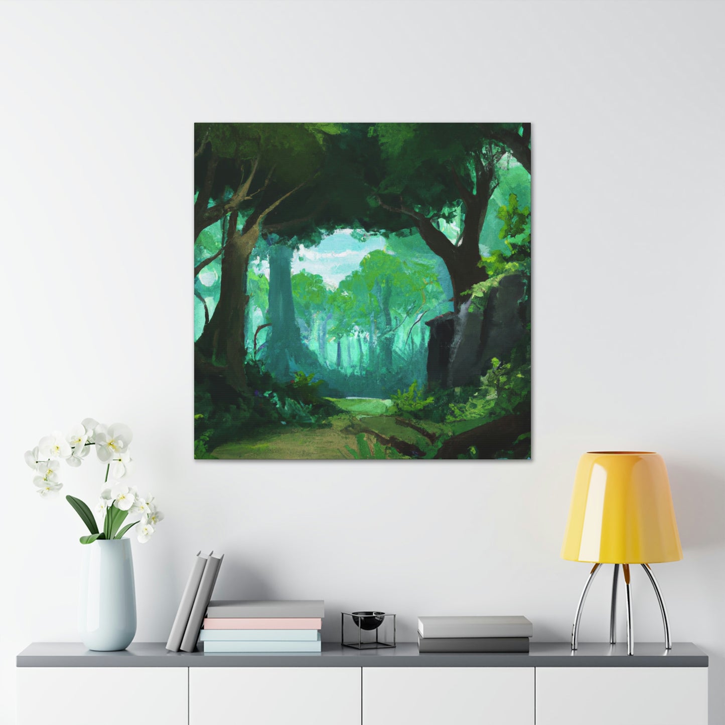 Malia Choi forest art - Canvas