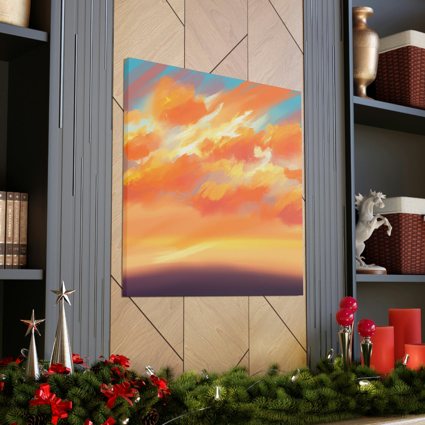 Digital Sunset Artist - Violet Dawn- Canvas