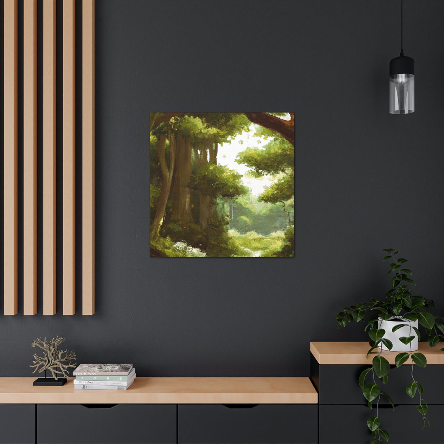 Edith Healey - Forest Paths and Digital Landscapes - Canvas