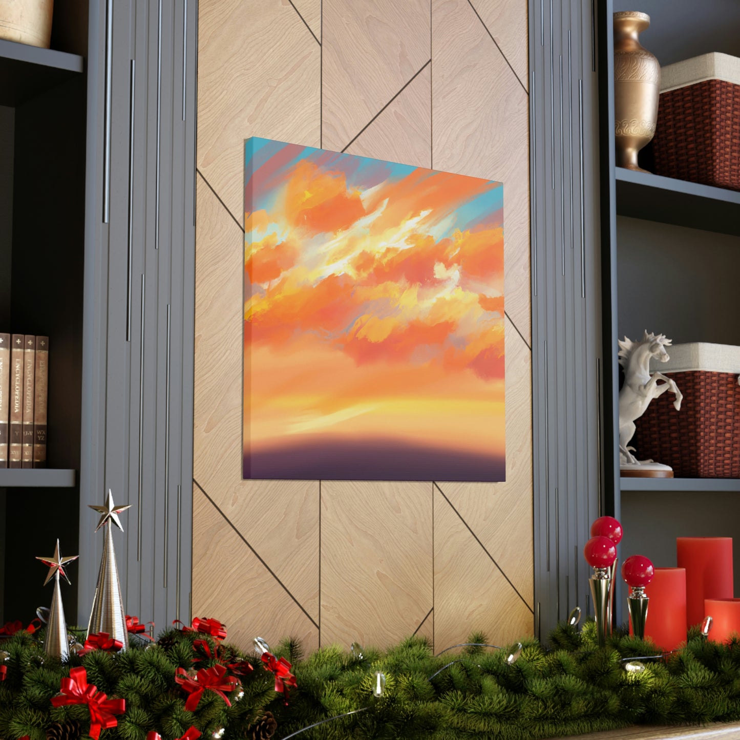 Digital Sunset Artist - Violet Dawn- Canvas