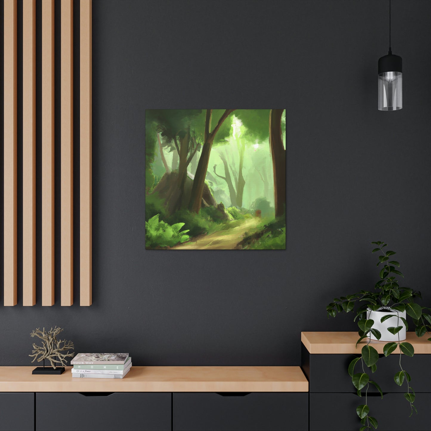 Green Forest Artist – Aurora Flashwood. - Canvas