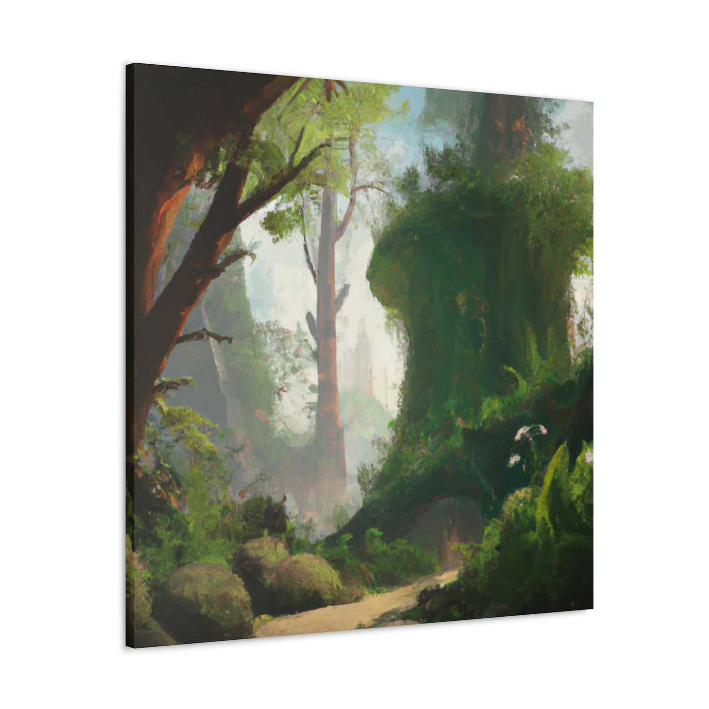 Jade Shadow Forest Artist - Canvas