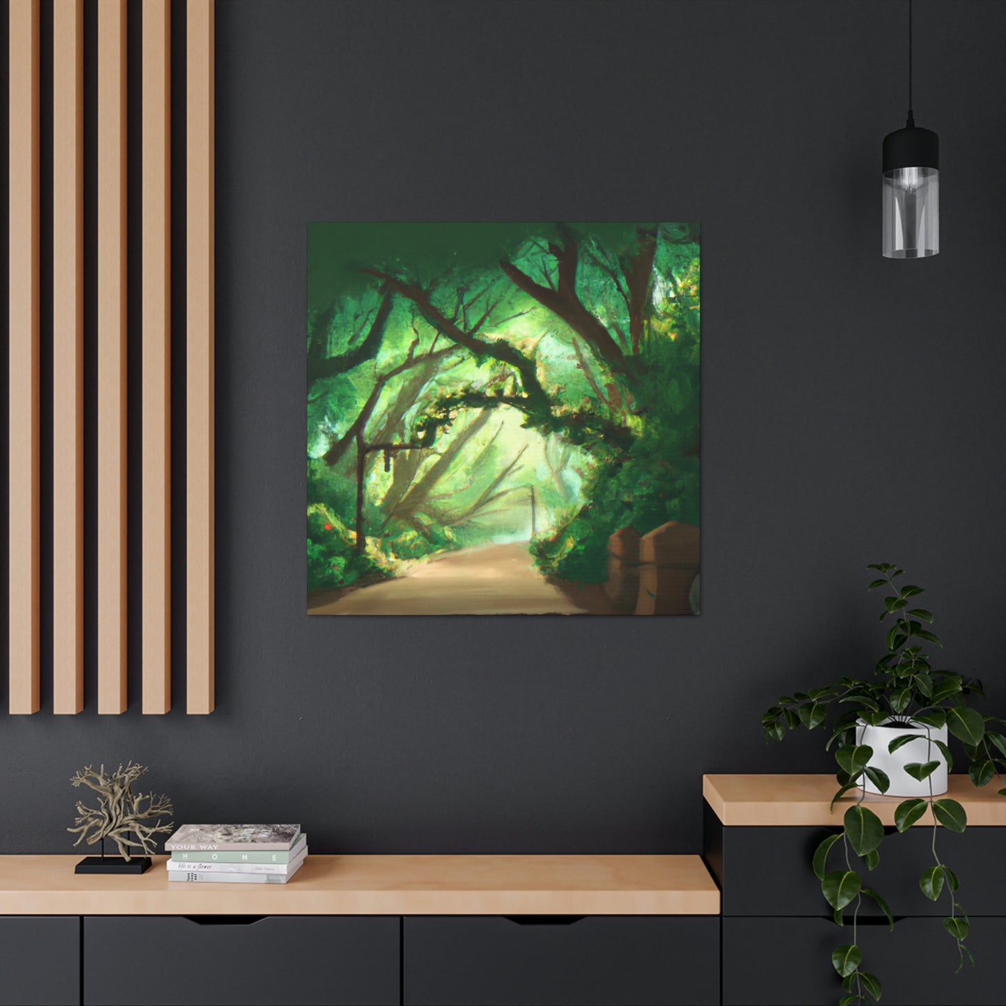 Green Forest Artist Kristiana Garland - Canvas