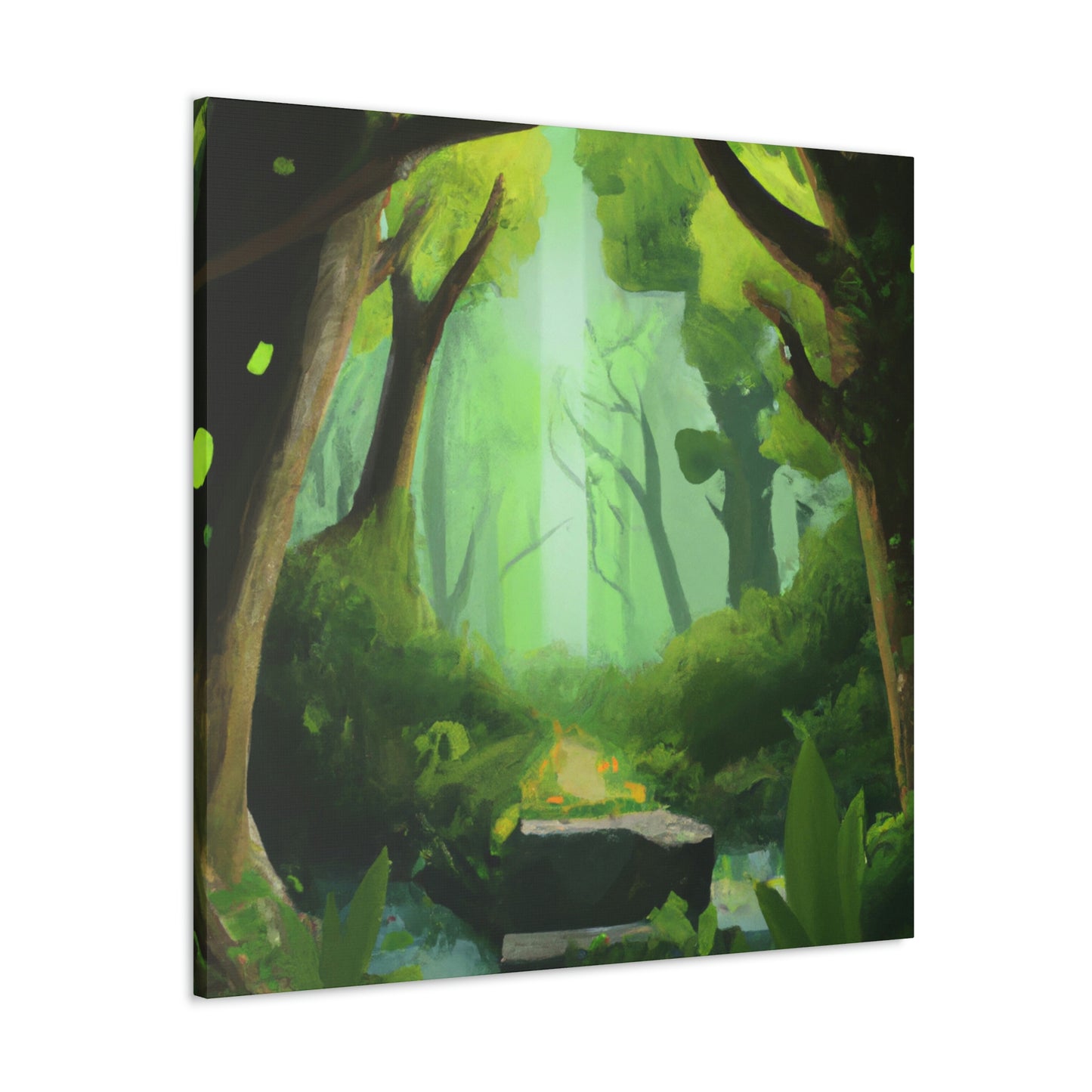 Green Gardenia, Nature Painter - Canvas