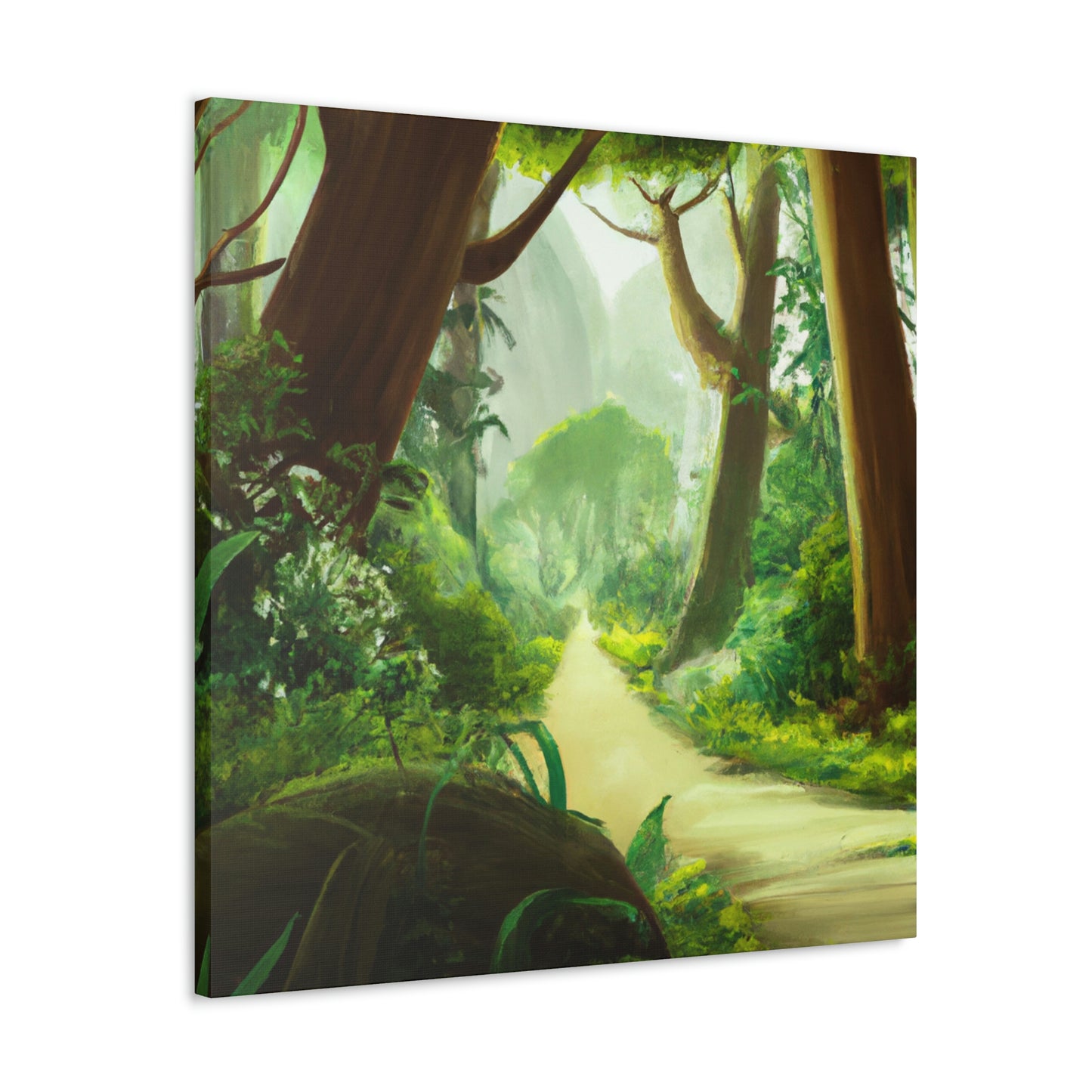 Nina Greenwaldt ́s Forest Oasis. - Canvas