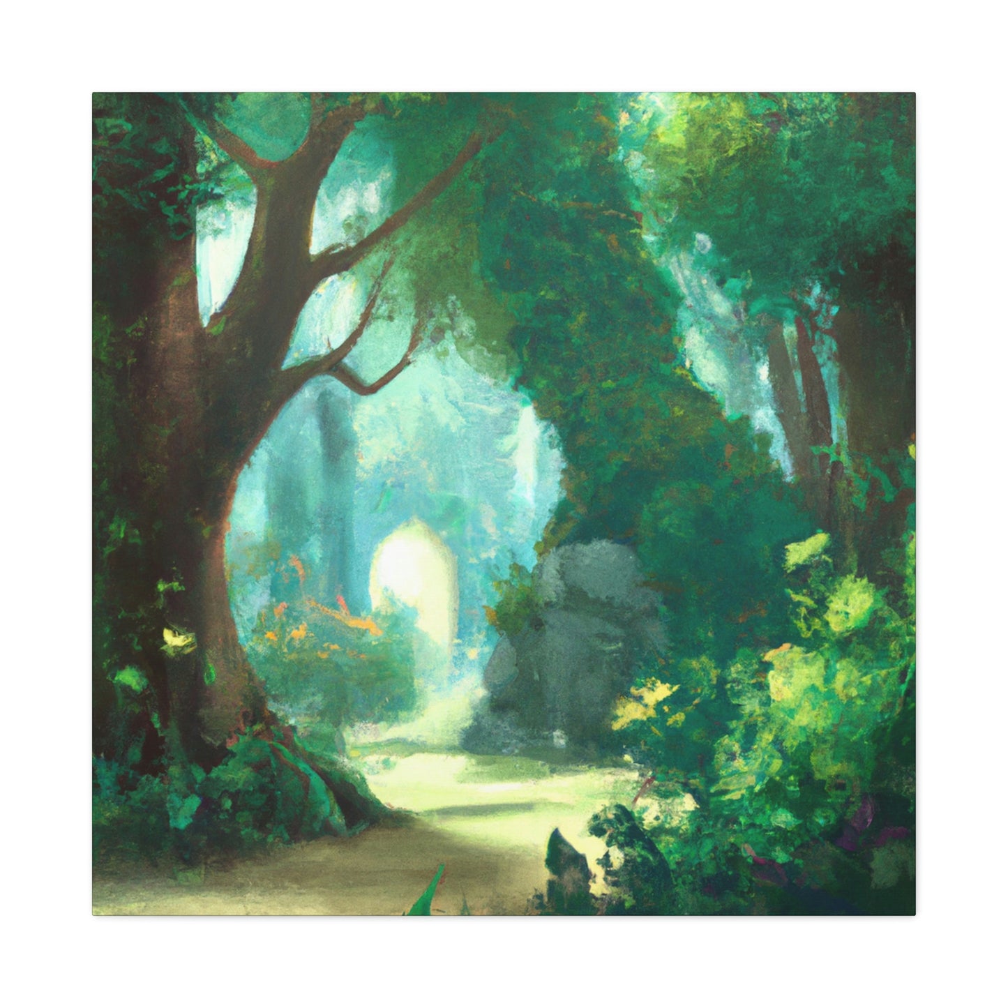 Green Path Artist Kenneth Jackson - Canvas