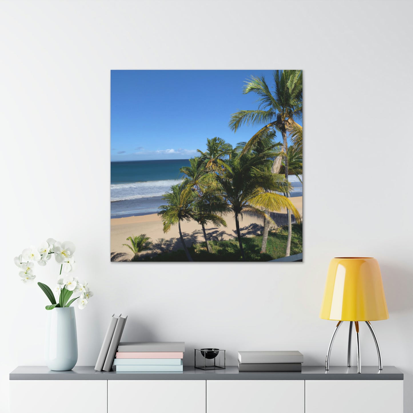 Island Breeze Artist - Peter Bermudez.- Canvas