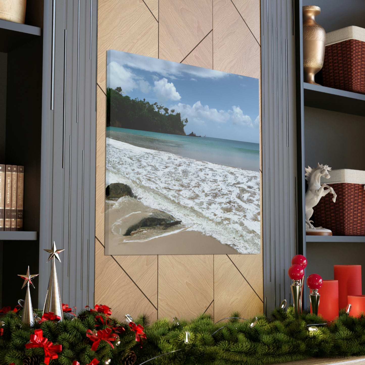 Coral Beach Imagery by Maria San Martin- Canvas