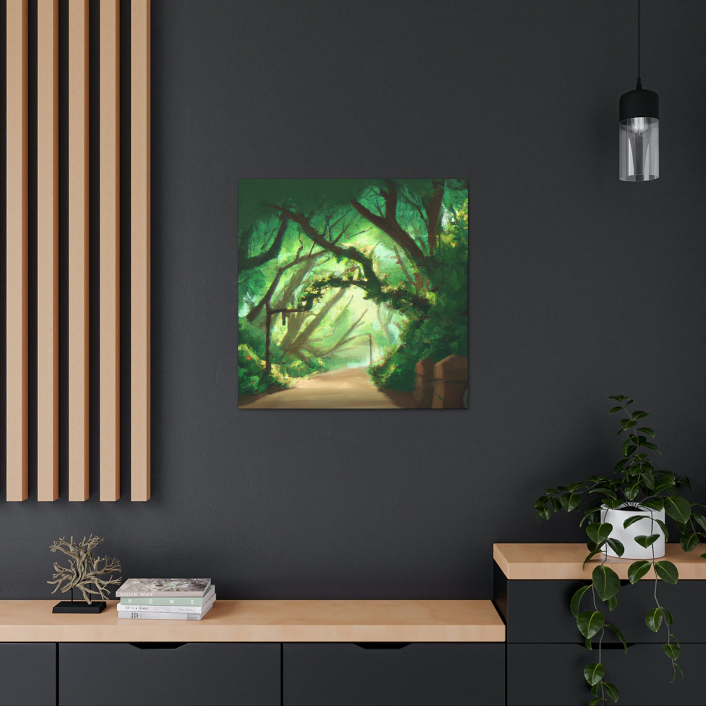 Green Forest Artist Kristiana Garland - Canvas