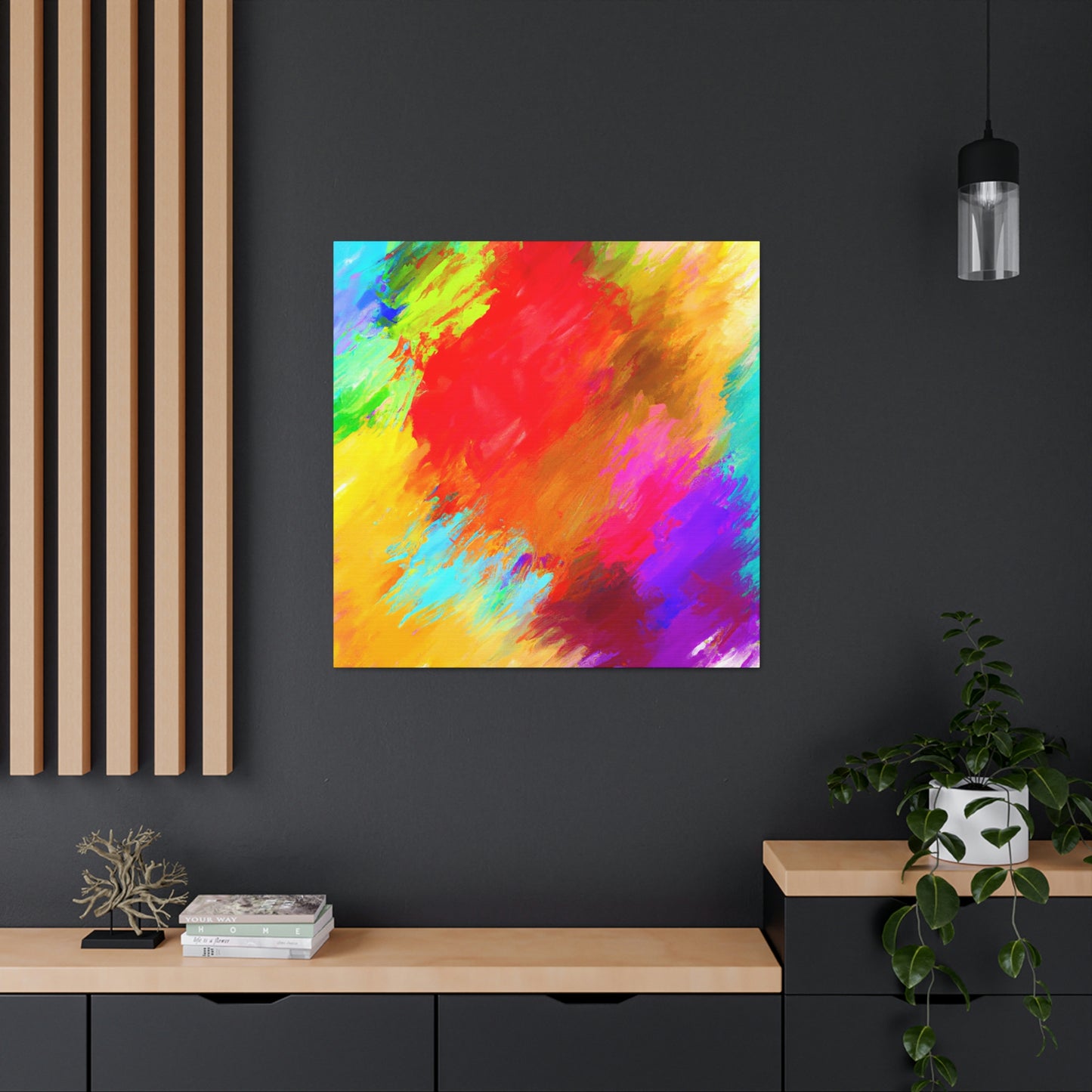 Rainbow Joy- Canvas