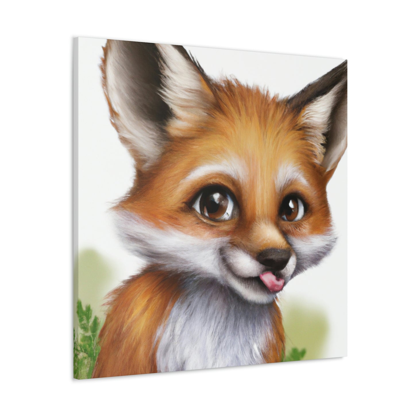 Fuzzy Fury Artist- Canvas